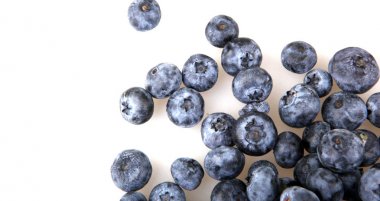 Yakın çekim stüdyo organik yaban mersini vurdu