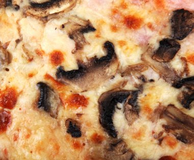 taze pişmiş pizza malzemeleri