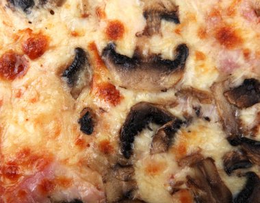 taze pişmiş pizza malzemeleri