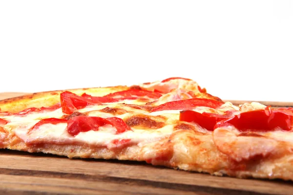 Pizza Appena Sfornata Con Ingredienti — Foto Stock