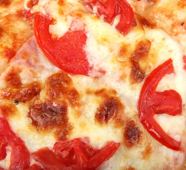 Freshly Baked Pizza Ingredients — Stock Photo, Image