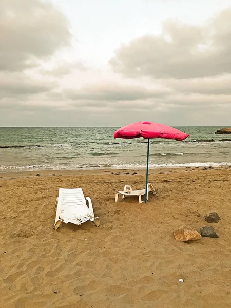 Pomorie, Bulgarije - weergave van zeegezicht. — Stockfoto