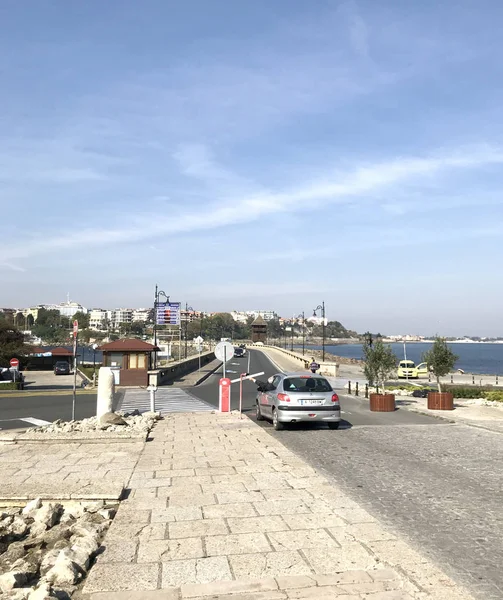 Nesebar Bulgaria Octubre 2017 Balneario Casco Antiguo Nesebar Bulgaria — Foto de Stock