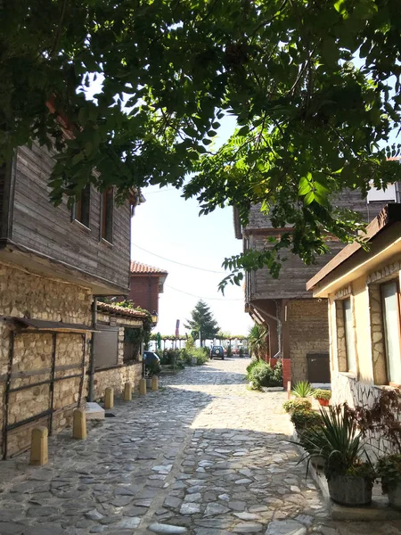 Несебр Болгария Октября 2017 Приморский Курорт Древний Старый Город Несебр — стоковое фото