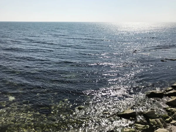 Морське узбережжя восени Кольорове зображення — стокове фото