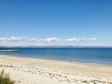 Sonbahar renk Görüntüdeki sahil