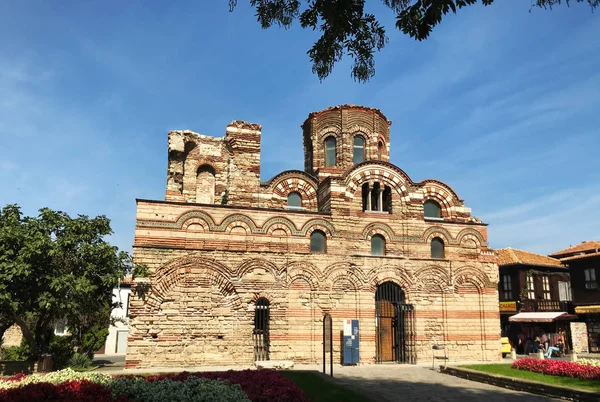 Nesebar Bulgarije Oktober 2017 Christus Pantocrator Kerk Unesco Wereld Erfgoed — Stockfoto