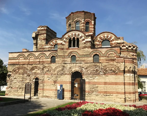 Nesebar Bulgaria October 2017 Christ Pantocrator Church Unesco World Heritage — Stock Photo, Image