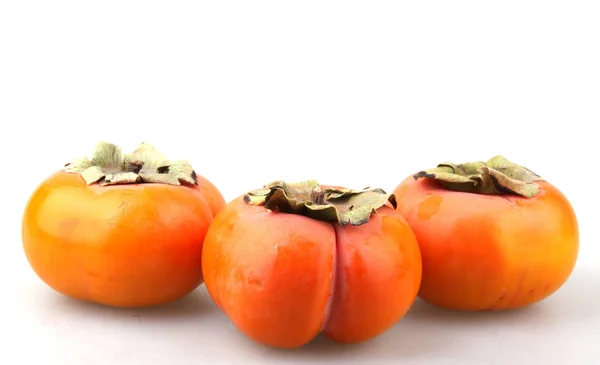 Fresh Ripe Persimmons Color Image — Stock Photo, Image