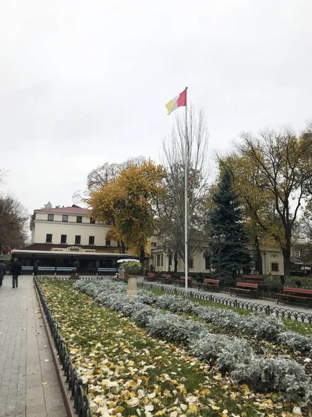 オデッサ ウクライナ 2017 Ulitsa Deribasovskaya オデッサ ウクライナの中心部の歩行者通路 — ストック写真