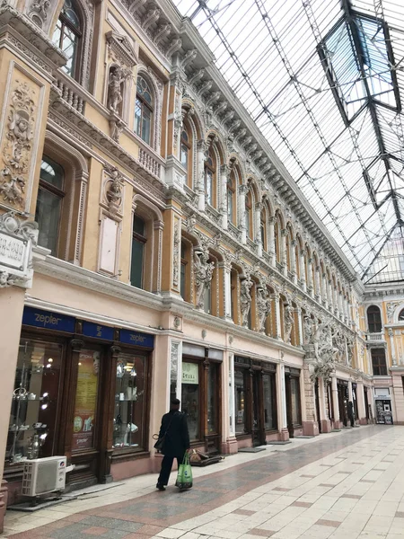 Odessa Ucrania Noviembre 2017 Pasaje Hotel Centro Comercial Una Obra — Foto de Stock