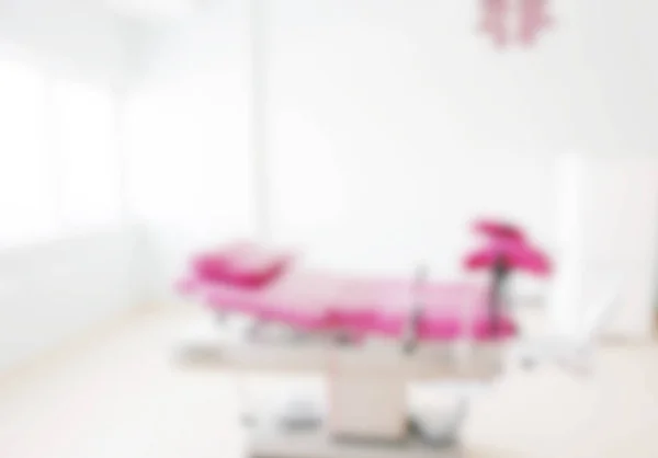 Defocused Blur Background Gynecological Examination Chair — Stock Photo, Image