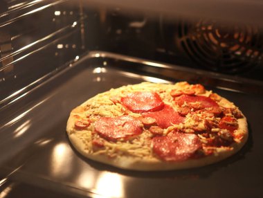 Sıcak fırın Pizza - renkli görüntü