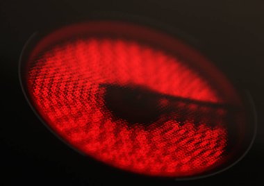 Sıcak elektrikli Ocak - renkli görüntü