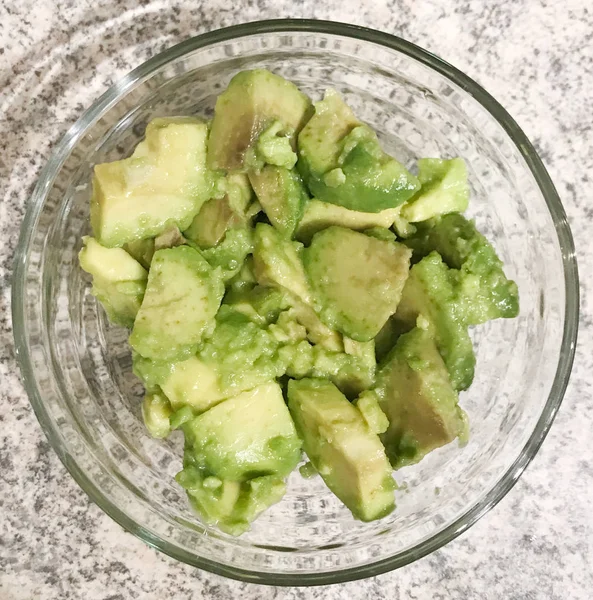 Healthy Avocado Salad Color Image — Stock Photo, Image