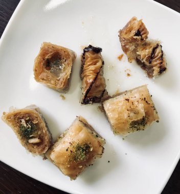 Geleneksel Arap tatlı Baklava
