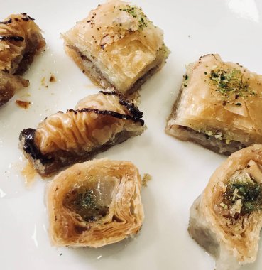 Geleneksel Arap tatlı Baklava