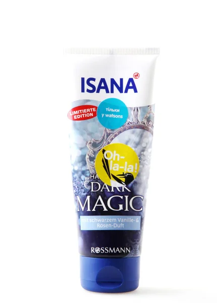 Pomorie Bulgaria March 2018 Isana Hand Cream Magic Isolated White — Stock Photo, Image