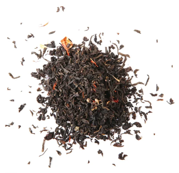 Schwarzer Tee Blätter Schwarzer Tee — Stockfoto
