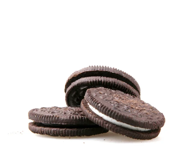 Πομόριε Βουλγαρία Απριλίου 2018 Oreo Που Απομονώνονται Λευκό Φόντο Oreo — Φωτογραφία Αρχείου