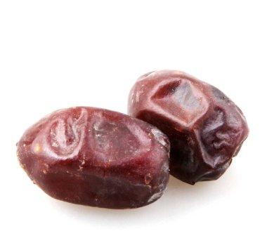 Beyaz arkaplanda tarih meyvesi