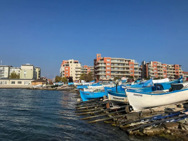 Pomorie Bulgaria November 2019 Pomorie Ist Eine Stadt Und Badeort — Stockfoto