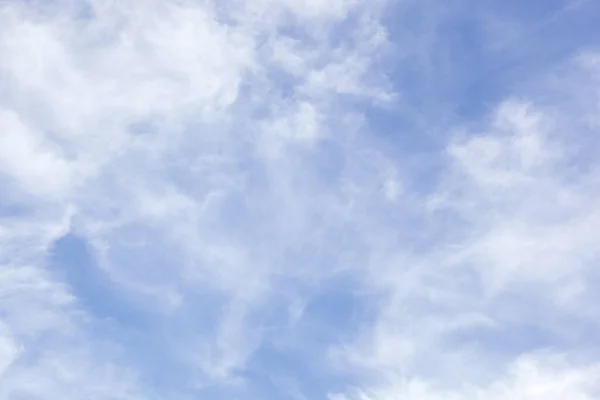 Знімок Білих Хмар Блакитному Небі — стокове фото