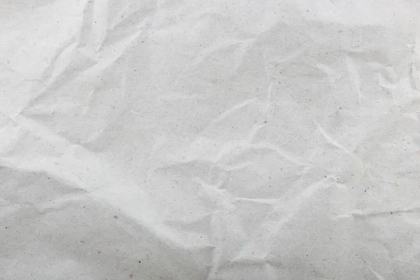 Buruşmuş beyaz kağıdın dokusu — Stok fotoğraf