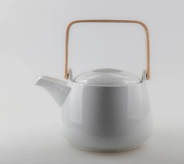 Close Tea Kettle White Background — Stock Photo, Image