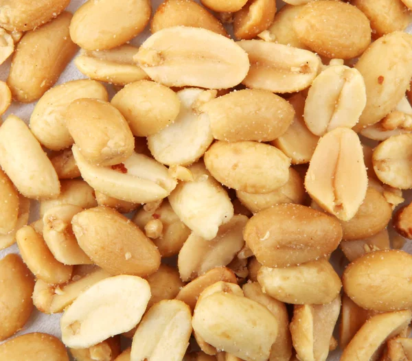Close Peeled Peanuts Background — Stock Photo, Image