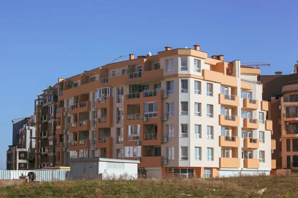 Pomorie Bulgaria December 2019 Modern Building Beautiful Seaside Town Pomorie — Stock Photo, Image