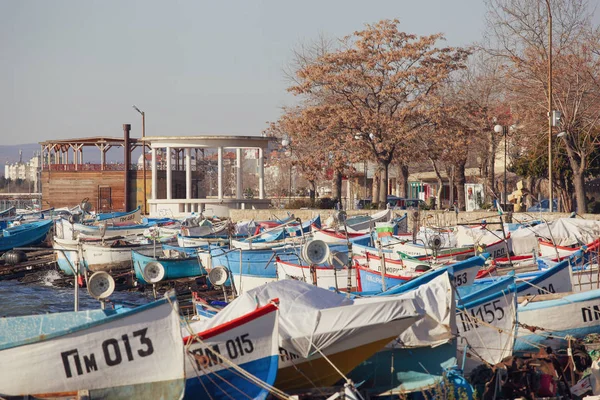 Pomorie Bulgarien December 2019 Pomorie Stad Och Badort Sydöstra Bulgarien — Stockfoto