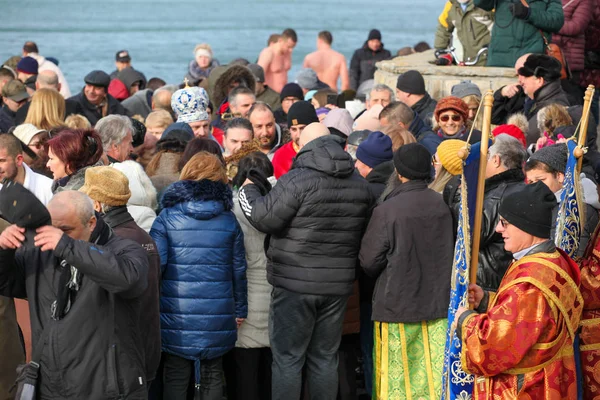 Pomorie Bulgaria January 2020 Epiphany Town Pomorie Epiphany Christian Feast — Stock Photo, Image