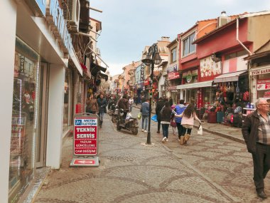 Edirne, Türkiye - 11 Ocak 2020: Edirne, eski adıyla Adrianople, şehir, aşırı batı Türkiye.