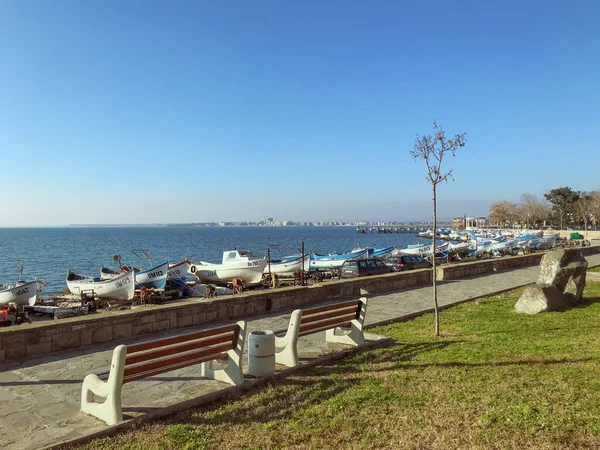 Pomorie Bulgaristan Ocak 2020 Pomorie Bulgaristan Güneydoğusunda Yer Alan Bulgaristan — Stok fotoğraf