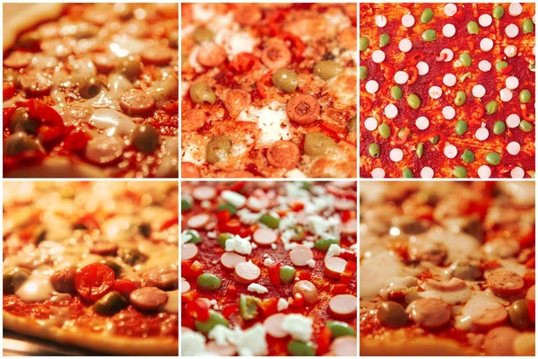 Image Hot Homemade Pepperoni Pizza — Stock Photo, Image