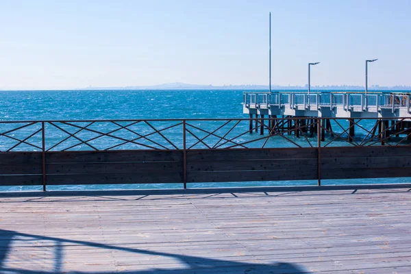 Die Brücke Zentralen Teil Der Stadt Pomorie Bulgarien — Stockfoto