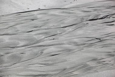 Abstract Image of Sea Sand Formed After Tide
