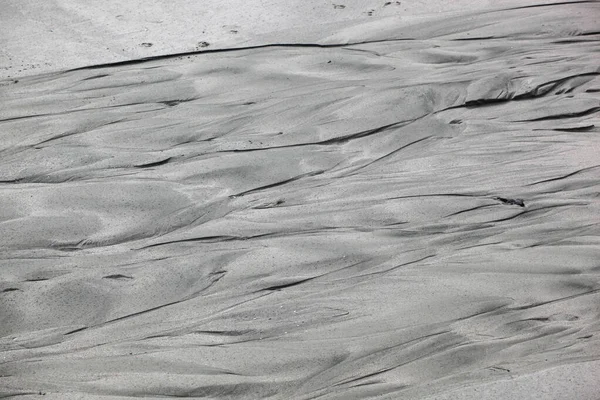 Abstraktní Obraz Mořského Písku Utvářeného Přílivu — Stock fotografie