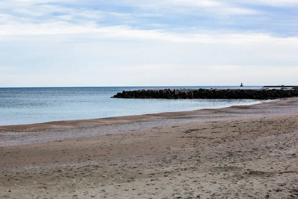 Strand Zee Helder Zonlicht — Stockfoto