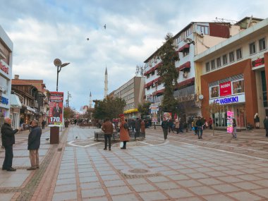 Edirne, Türkiye - 22 Şubat 2020: Edirne, eski Adrianople or Hadrianople, City, Extreme Western Turkey.