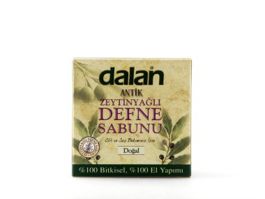 Pomorie, Bulgaristan - 24 Şubat 2020: Dalan Zeytinyağı Sabunu.