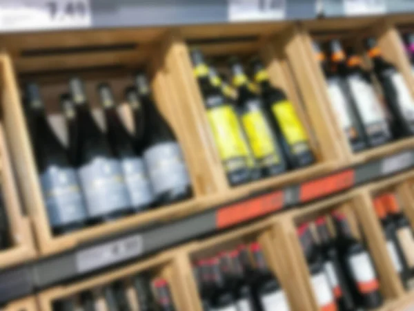 Foto Botellas Vino Tienda Vinos —  Fotos de Stock