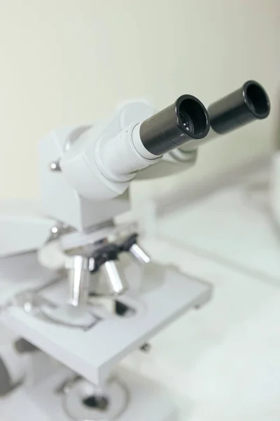 Modern Optical Microscope Mercury Bulb Fluorescence Microscopy Microscope Has Digital — Stock Photo, Image