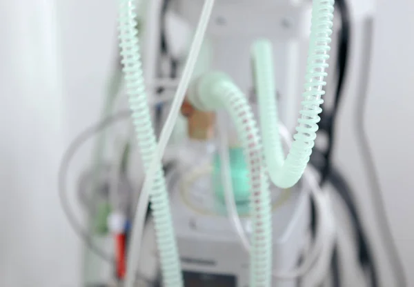 Orvosi Lélegeztetőgép Képe Kórházi Lélegeztetés Beteg Életmentő Gép Intenzív Osztálylélegeztető — Stock Fotó