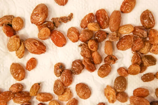 Image Raisins Aka Sultanas Natural Sugars Grapes Crystallize Drying — Stock Photo, Image