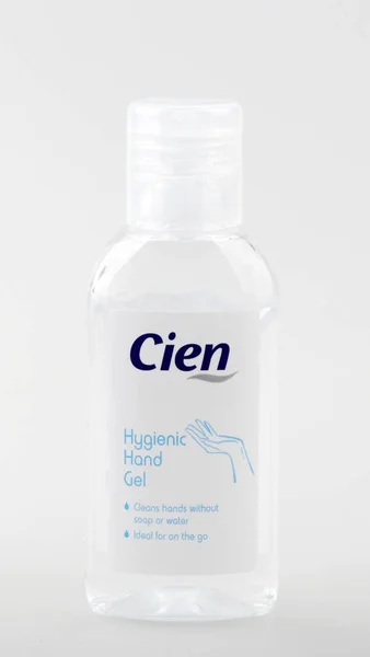 Pomorie Bulgaria April 2020 Cien Alcohol Hand Sanitising Gel — Stock Photo, Image