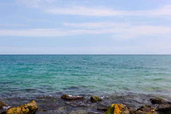 Strand Zee Helder Zonlicht — Stockfoto