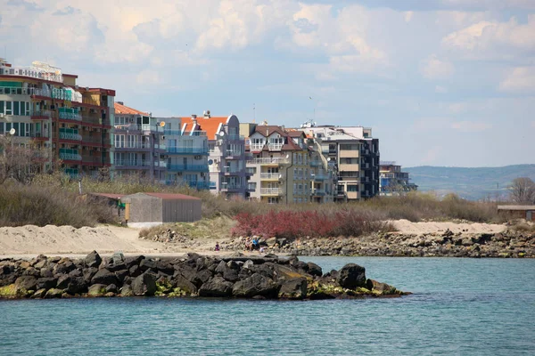 Pomorie Bulgaria May 2020 Pomorie Town Seaside Resort Southeastern Bulgaria — Stock Photo, Image