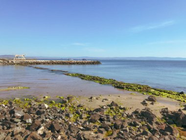 Pomorie 'deki güzel deniz manzarası